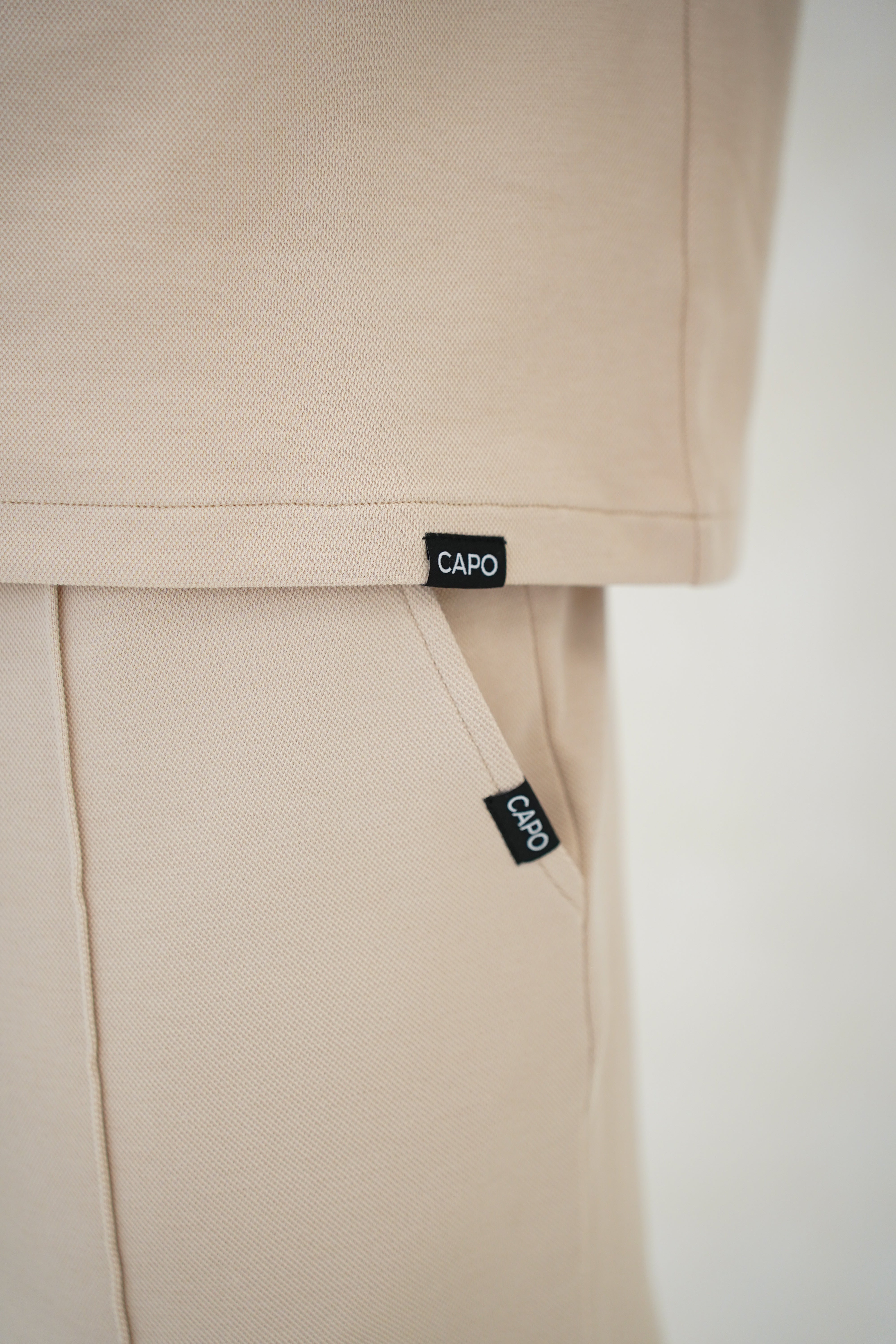 CAPO Pique Oatmeal Pants